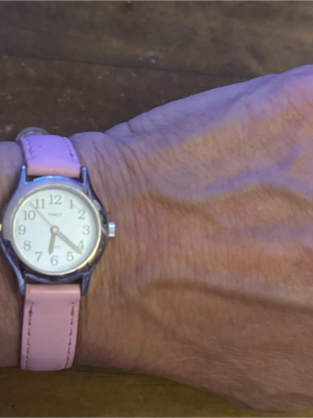 Timex pink leather analog watch - Picture 2 of 6